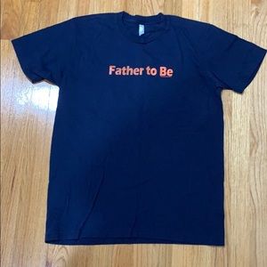Father to be print on t-shirt New!